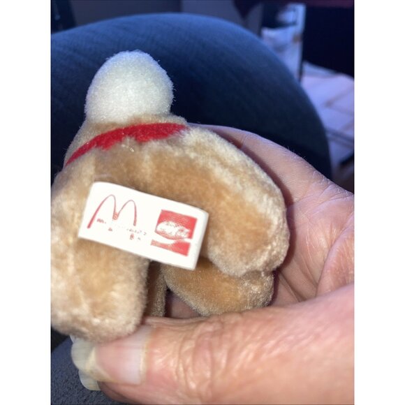 Santa Claus The Movie Reindeer Plush Ornament McDonalds Coca-Cola Vintage 1985 - Picture 4 of 6